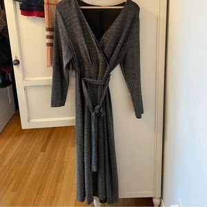 Boutique Alfani Silver Glitter Maxi Dress